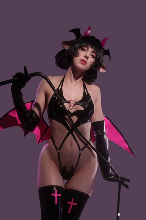 Cosplay Devil of Lust Succubus Lingerie(6-Piece Set)