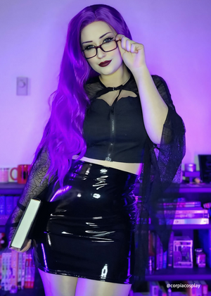 High Waisted PU Leather Mini Skirt