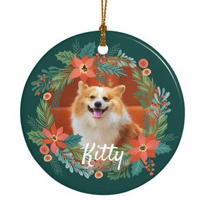 Personalized Christmas Ornaments for Puppy Dog as Holiday Gifts