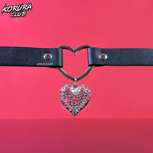 Heart Shape Collar Leash KA03