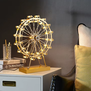 LED Ferris Wheel Table Lamp – Decorative LED Ambient Light for Home & Kids’ Rooms