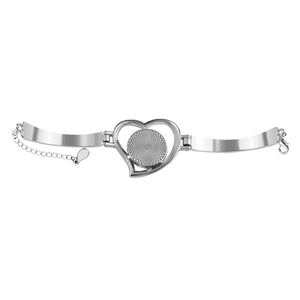 Heart-shaped bracelet