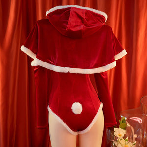 Cosplay Christmas Hood Plush Onesie Set SD03