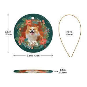 Personalized Christmas Ornaments for Puppy Dog as Holiday Gifts
