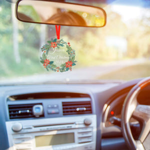 Custom First Christmas Glass Ornaments with Name as Holiday Gifts