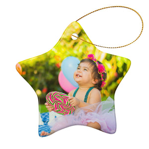 Personalized Christmas Ornaments Decor Gift for Kids Mom Dad Family Wedding Married