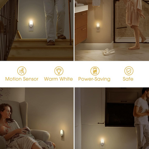 LED Motion Sensor Night Light – Automatic Motion‑Activated LED Lighting for Hallways, Closets & Bedrooms