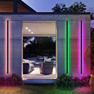 Luminous RGB Outdoor Wall Light – Waterproof Color-Changing LED Wall Sconce