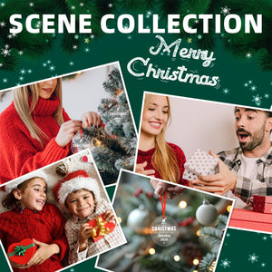 Personalized Christmas Glass Ornaments with Name for Family Friends