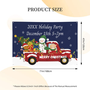 Custom Christmas Party Banners, Special design for Holidays