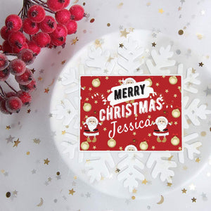 Personalized Christmas Snowflake Ornament with Name for Family