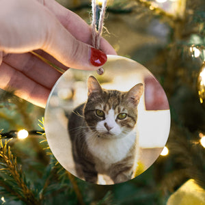 Personalized Pet Christmas Ornaments for Dog Cat as Holiday Gifts