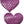 Purple Sequin Heart Pasties