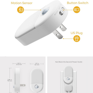 LED Motion Sensor Night Light – Automatic Motion‑Activated LED Lighting for Hallways, Closets & Bedrooms