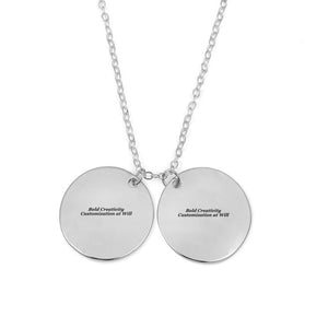 Disc necklace (single-sided laser engraving)