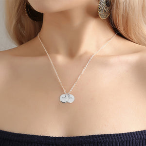 Disc necklace (single-sided laser engraving)