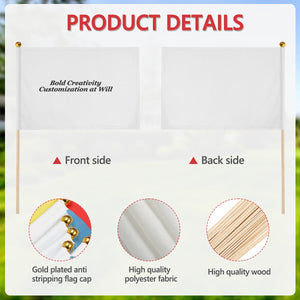 Hand flag and car flag (different-sided design)