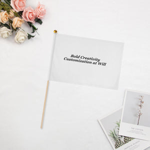 Hand flag and car flag (different-sided design)