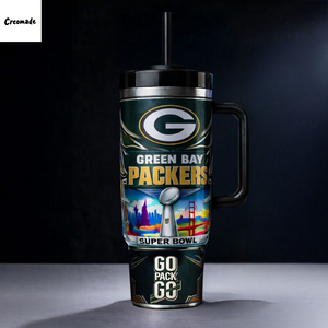 Super Bowl LX 2026 Green Bay Packers Go Pack Go Tumbler