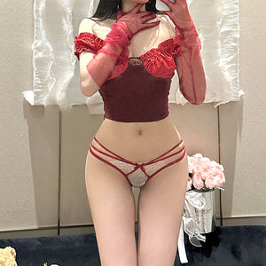 Mesh lace panties S418