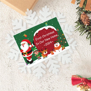 Personalized New Home Christmas Snowflake Ornament Holiday Gifts