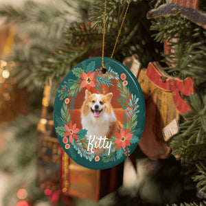 Personalized Christmas Ornaments for Puppy Dog as Holiday Gifts