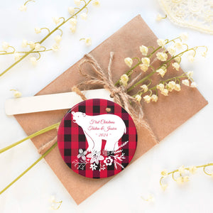 Personalized First Christmas Ornaments Wedding Gifts for  Couples