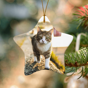 Personalized Christmas Ornaments Decor Gift for Kids Mom Dad Family Wedding Married