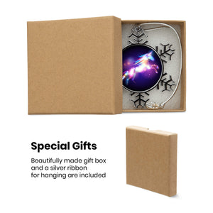 Custom Christmas Tree Snowflake Unicorn Ornaments with Name for Kids Holiday Decoration