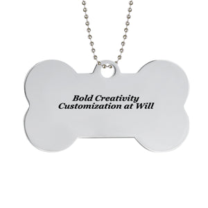 Dog tag 5*3cm (double-sided printing)