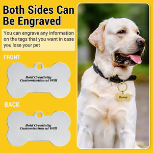 Dog tag 5*3cm (double-sided printing)