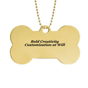 Dog tag 5*3cm (double-sided printing)