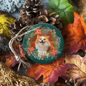 Personalized Christmas Ornaments for Puppy Dog as Holiday Gifts