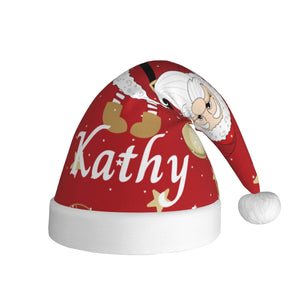 Custom Christmas Hat with Name for Him Her Family (Santa Claus)