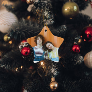 Personalized Christmas Ornaments Decor Gift for Kids Mom Dad Family Wedding Married