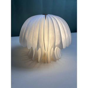 Natural Wood Foldable Mushroom Lamp – Rechargeable Cordless LED Ambient Light