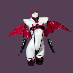 Cosplay Devil Nurse Succubus Lingerie（8-Piece Set）
