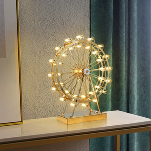 LED Ferris Wheel Table Lamp – Decorative LED Ambient Light for Home & Kids’ Rooms