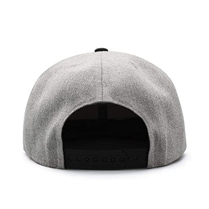 Flat-brimmed hip-hop cap
