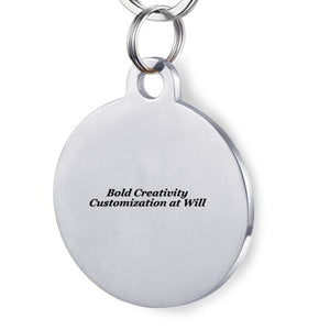 Round pendant (double-sided laser engraving)