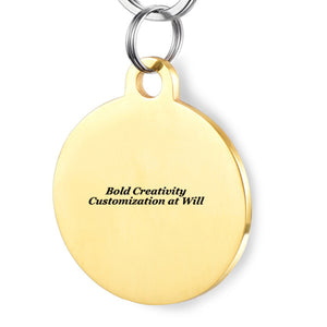 Round pendant (double-sided laser engraving)