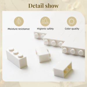 Personalized Christmas Building Brick Blocks Ornaments for Kids Him Her Family as Holiday Gifts