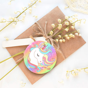 Personalized Christmas Unicron Rainbow Ornaments with Name Holiday Gifts for Her Kids