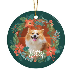 Personalized Christmas Ornaments for Puppy Dog as Holiday Gifts