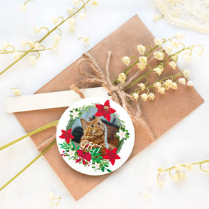 Custom Christmas Ornaments for Kitty Cat Pet as Holiday Gifts