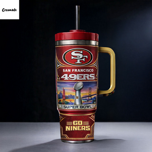 Super Bowl LX 2026 San Francisco 49ers Go Niners Tumbler