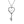 Heart-shaped key necklace