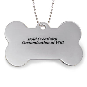 Product Name: Dog Tag 5*3cm (Double-sided Laser Engraving)