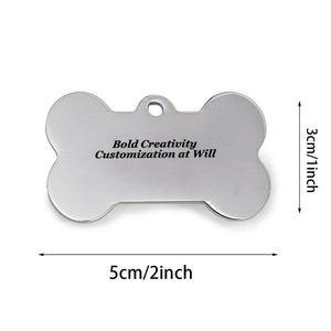 Product Name: Dog Tag 5*3cm (Double-sided Laser Engraving)