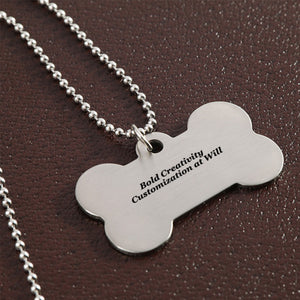 Product Name: Dog Tag 5*3cm (Double-sided Laser Engraving)